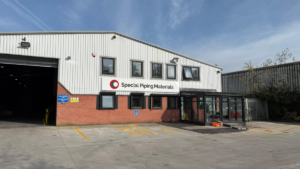 The Special Piping Materials building and entrance